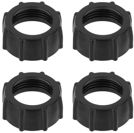 BOXOB 4 Stück Spannmutter für Autohalterung, 17mm Kugelgelenk Fester Adapter Ersatz Schraubring für GPS DVR Camcorder Kabelloses Ladegerät Autotelefonhalterungen und -Halterungen Zubehör