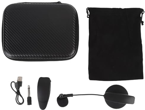 XUMIUZIY Microphone de Violon sans Fil, Réduction de 2,4 G sans Perte de Bruit Microphone sans Fil pour Les Performances de la Scène, Conçue pour Les Violonistes et Les Musiciens, la