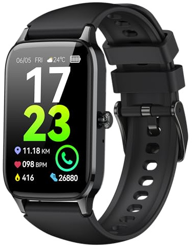 Soudorv Smart Watch for Men Women(Answer/Make Calls),1.57 HD Fitness Watch | Heart Rate/Sleep Monitor/Step Counter/Calories, 110+ Sport Fitness Tracker, IP68 Waterproof, Smartwatch for iOS Android