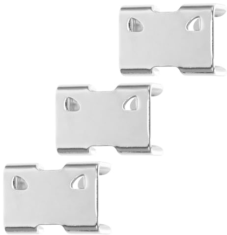TOGEVAL 3 Stück Doppelte Robuste Seilklemmen aus Eisen für 14 16mm Seile Seilspanner für Haustierleinen Klettern und Maritime Anwendungen