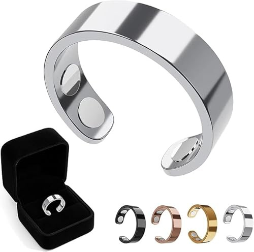 XINCHEN Neovolta Vitalring Zum Abnehmen,Nevolta Vital Magnetring Wechseljahre Ring,Vital Magnetfeldtherapie, Akkupressurring Mit Magneten Für Schlafqualität Und Hormonelle Balance (yinse)
