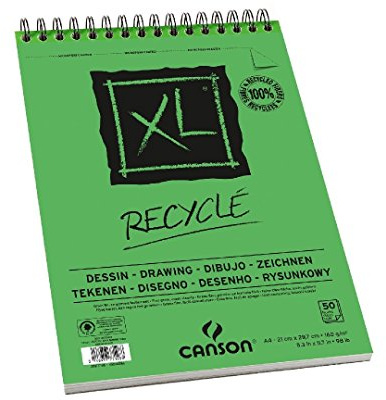 CANSON Skizzen und Studienblock ´XL RECYCLED´, DIN A4