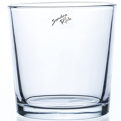 Glasvase CYLI Windlicht Vase Glas Tischvase Zylinder, 13 cm