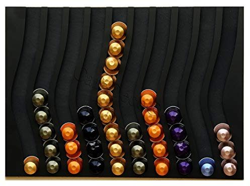 distributeur présentoir pour 100 capsules compatible capsules nespresso 10BK 47x33x1cm