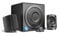 wavemaster Moody BT 2.1. Lautsprecher System - Bluetooth – 65W – 16,5cm Subwoofer mit Bassreflex – 30-20.000 Hz Frequenzbereich – Line-In Anschlüsse – PC Lautsprecher – Aktiv Boxen – Schwarz