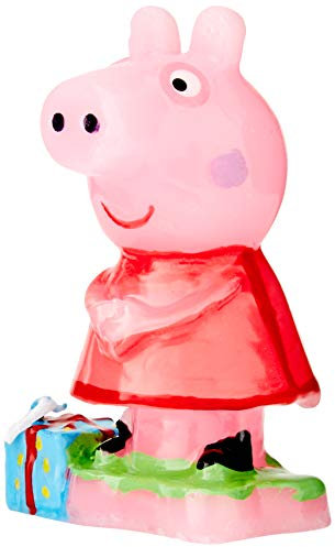 Dekora 346089 Kerze mit Peppa Pig Design, 7,5 cm