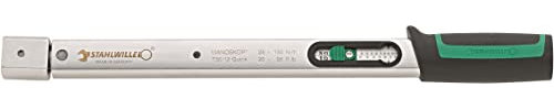 STAHLWILLE 730/12 Quick | auslösender Drehmomentschlüssel | 25-130 Nm | kein Rücksetzen auf 0 nötig | für 14x18 mm Einsteckwerkzeuge | Made in Germany