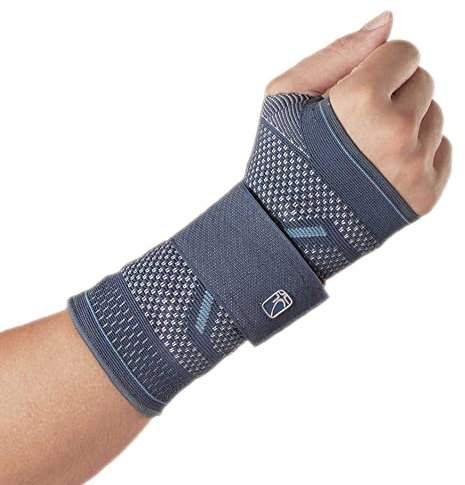 Orthoservice Manulastik 19 Handgelenkbandage 4 grau rechts