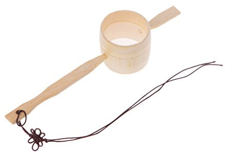 KOFUN - Colino da tè in bambù, filtro da cucina a rete in bambù, pratico scolapasta fatto a mano