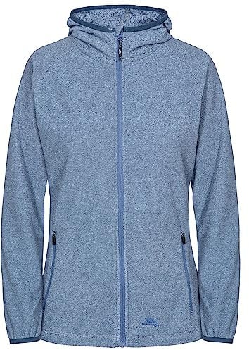 Trespass Womens Fleece Hoodie Jennings - Women's Full Zip Hooded Sweatshirt, Ladies Striped Microfleece Jacket, Long Sleeve Hooded Top, Warm Fleece Sweater Jumper