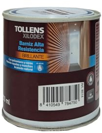 Barniz Alta Resistencia Al Agua Brillante Interior 250 Ml (Sapelly Africano 514)