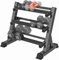 YOLEO Support pour Haltères Ajustables de 3 Niveaux, Stockage d'haltères, Repose Haltères Rack de Rangement pour Musculation à Domicile Max.500KG