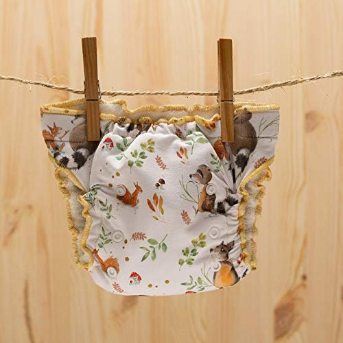 Culla di Teby Höschenwindel mit Einlage 1 (2,5-6kg) Raccoon