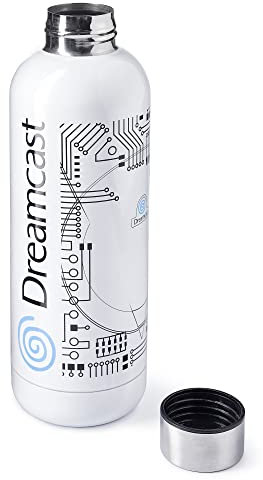 Numskull Dreamcast Bouteille d'eau blanche style bowling Taille unique