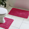 Catherine Lansfield Armoni Ensemble Tapis de Bain et Contour WC Rose Vif