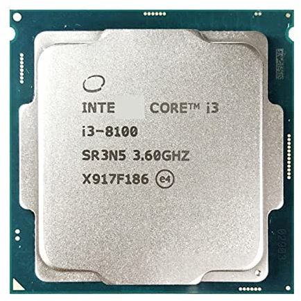 WIPP Processore Intel Core i3-8100 i3 8100 3.6GHz Quad-Core Quad-Thread 6M 85W LGA 1151
