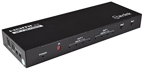 AV:Link | 4K HDMI Matrix Swith Between 4 Source Devices and Two Display Ports