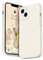 DUEDUE Silicone Case for iPhone 13, Enhanced Camera Protection for iPhone 13 Case, Ultra Slim Liquid Silicone Cover with Microfiber Lining Protection Shockproof Case for iPhone 13 6.1, Beige