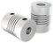 Lufix Wellenkupplung 2 Stück flexible Kupplungen aus Aluminium 3mm bis 10mmØ ideal für 3D Drucker und CNC Maschinen (4 * 4mm)