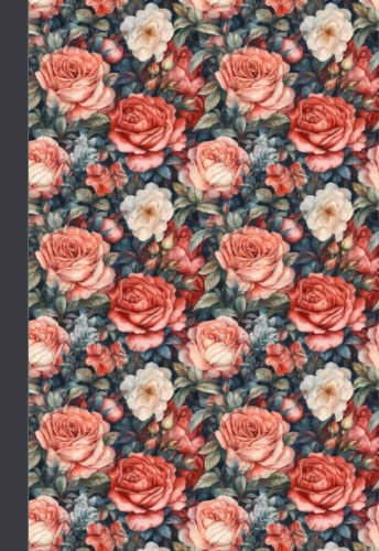 Notebook: Icy Rose, 120 lined pages