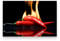 Planche à découper en verre noir avec motif piment piquant