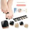 EBANKU 32 PCS Gel Nail Strips, Gel Toenail Strips Full Wraps Adhesive Toenail Stickers with Nail File and Stick (UV/LED Lamp Required)-1