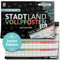 DENKRIESEN - Stadt Land VOLLPFOSTEN® Junior Edition - 'Jeder Punkt zählt' - A3 | Kinderspiel | Familienspiel | Stadt Land Fluss | Spielblock | Geschenkidee