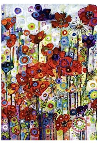 Puzzle 1000 Teile - Sally Rich - Poppies