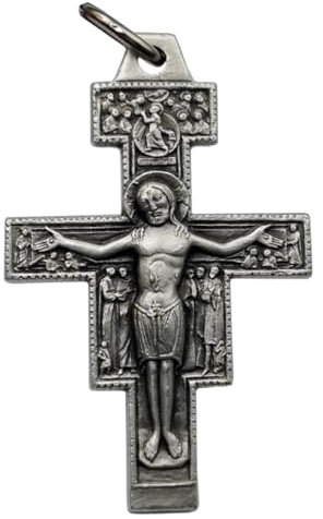CROCEFISSO DI SAN DAMIANO (FEDELE RIPRODUZIONE DEL CROCEFISSO CHE PARLO' A SAN FRANCESCO D'ASSISI) - 100% MADE IN ITALY