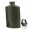 YARNOW Gourde En 500ml Bouteille D'eau Plate Portable Pour Camping Et Randonnée Accessoire De Plein Air Avec Crochet Couleur Aléatoire