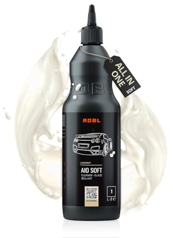 ADBL AIO Soft (1L) - All-in-One Politur, Reiniger und Schutz für weiche Auto Lacke - Entfernt Oxidation, Kratzer und Hologramme - Perfekt für schnelle, einstufige Lackkorrektur inkl. Versiegelung