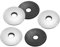 PATIKIL 6.3x25mm EPDM Rondelles d'Étanchéité Collées, 50 pièces 201 Acier Inoxydable Joint de Rondelles en Caoutchouc Néoprène pour l'Approvisionnement en Boulons Marins (#14x1/4)