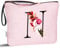 Vavabox A-Z Personalisierte Kosmetiktasche-Geburtstagsgeschenke Für Frauen, Mütter, Beste Freundinnen Und Brautjungfern (N, Pink)