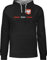 Pullover Herren Frauen Hoodie Kontrast zweifarbig - Fußball EM WM - Polen Trikot Wappen | Polska mit Stolz | Polnisches Fan-Motiv - XL - Schwarz/Grau meliert - Soccer Hoodies Europameisterschaft