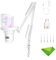 COMICA EJoy Uni Pro (A)-Wireless White Microphone for Computer and Smartphone,48Khz/24Bit RGB Cardioid Condenser Gaming Mic for Podcasting,Streaming,Recording,Music Creation,with Boom Arm Stand