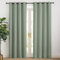 NICETOWN Rideaux et Draperies Intérieurs Occultant avec Oeillets Décoration de Fenêtre Isolation Thermique pour Maison Chambre Salon, L 140 sur H 220 cm, Sauge Vert, 2 PCs