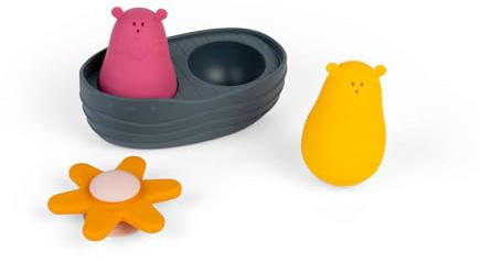Bigjigs Toys Sensorisches Badeset – 4-TLG. Schwimmende Tier-Wasserspielzeuge