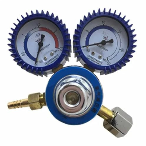 MNEVZX Regler Sauerstoff-Acetylen-Entladegerät, Anti-Schock-Druckregler, Sauerstofftabletten-Manometer cherheitsventil(Oxygen Pressure Reducer)