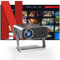 [Netflix Officially & Dolby Audio] Smart Projector 4K Support, XuanPad WiFi Bluetooth Projector with 280°Adjustable Stand, Built-in App, Auto-Focus & Auto Keystone, 1.1 Short Throw, 3D Stereo Sound