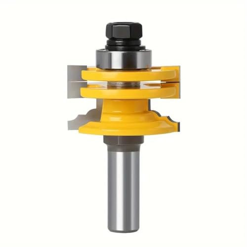 Ogee Rail and Styles Router Bit Reversible Glass Door Rail & Styles Router Bit for Woodworking Precision Milling Cutter Factory Direct (1/2 Zoll)