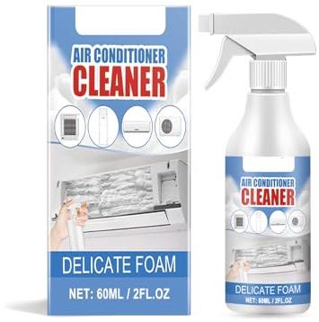 Spray Limpiador de Aire Acondicionado,Air Conditioner Cleaner,Limpiador de Aire Acondicionado de Hogar,Spray Limpiadors de Espuma Multiusos,Air Conditioner Foaming Cleaner Sprays,60ml