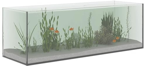 vidaXL Aquarium avec Stockage Transparent 60 x 20 x 20 cm Verre