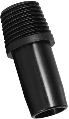 TIKODIDA Threaded Broom Handle Adapter German-Type Metal Connector Black for Mop and Paint Pole Extension Compatible with Telescoping Rods and Fast Setup