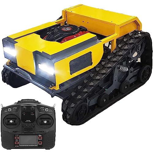 Robot Lawn Mower with Remote Control, Gasoline Powered, 9.5HP, Four-Stroke Engine, Climbs Up to 45° Incline, Ideal for Farms and Gardens