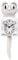 Kit Cat Klock® Limited Edition Lady (Weiß)