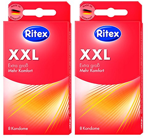 16 (2 x 8er) Ritex XXL Kondome - Extra Große Condome