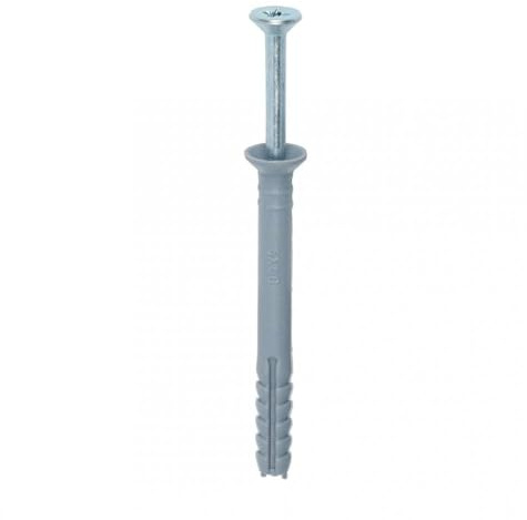 TIMco 50050HF Nylon Hammer Fixing M5 x 50 - Yellow (Box of 200)