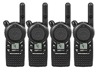 4 Pack of Motorola CLS1410 Two Way Radio Walkie Talkies (UHF)