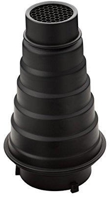 Godox sn-01 Bowens Mount Spotvorsatz Wabenraster Light Beam Tube für WITSTRO ad600bm ad600b Universal Studio Strobe Flash (22,9 x 9,4 x 5,8 cm)