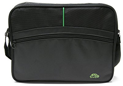 Fiat 500 Messenger Bag, Black